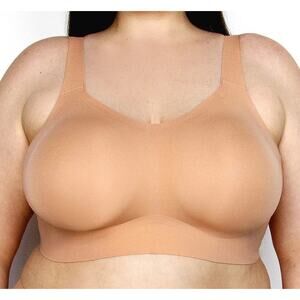 EVELYN BOBBIE WOMEN'S 2XL Nude Mica THE BEYOND BRA 2x Comfort